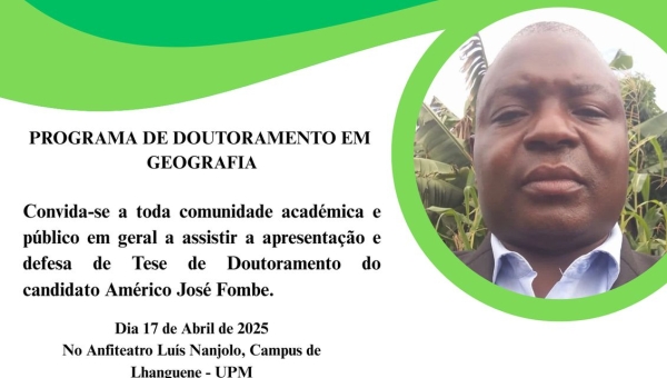 Programa de Doutoramento em Geografia